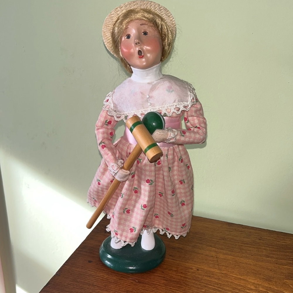Byers Choice Croquet Girl